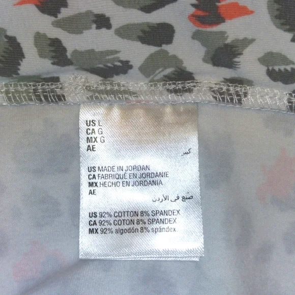 *NWT* STYLE & CO CAPRI WOMENS LEOPARD LEGGINGS SIZE L *NEW* - Picture 3 of 6